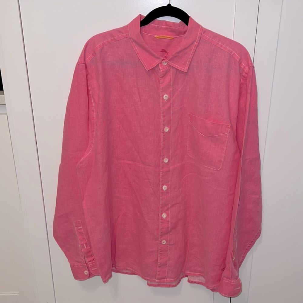 Tommy Bahama linen long sleeved shirt